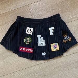 Finesse Teagan Patch Mini Skirt